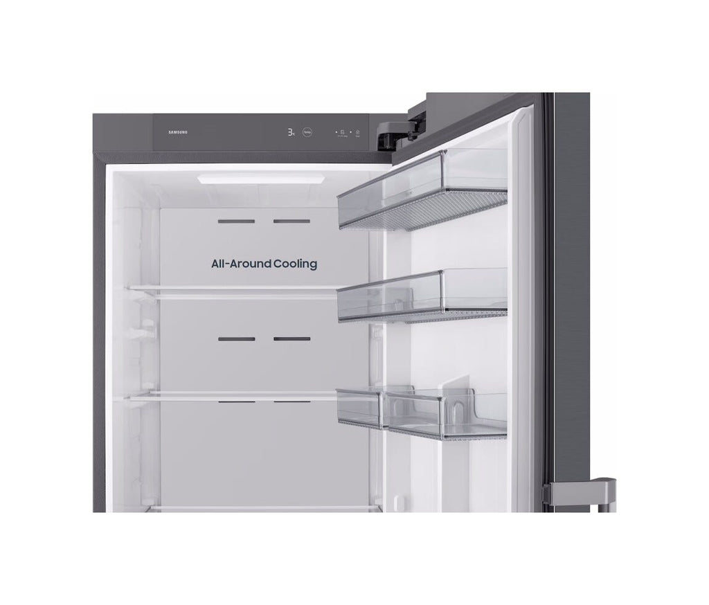 Samsung RR40H39GETEO Frigorifero monoporta a libera installazione 387 L, No Frost, All Around Cooling, classe E, inox spazzolato