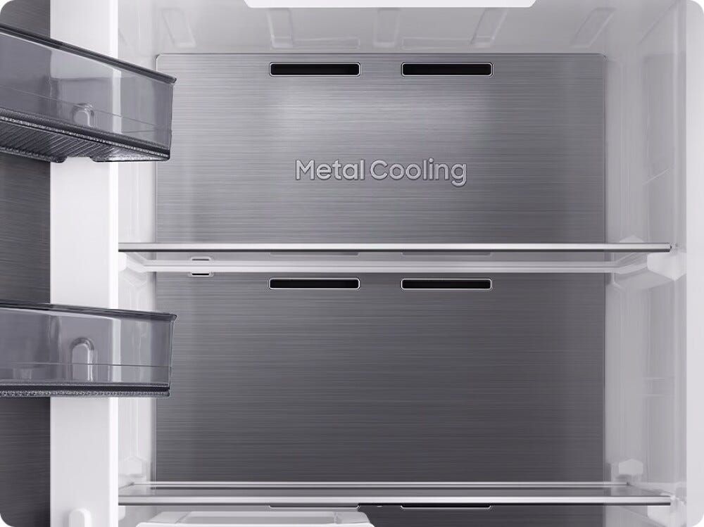 Samsung RZ80H32HDFEO Congelatore monoporta a libera installazione, 323 L, Total No Frost, All Around Cooling, classe D, Grafite