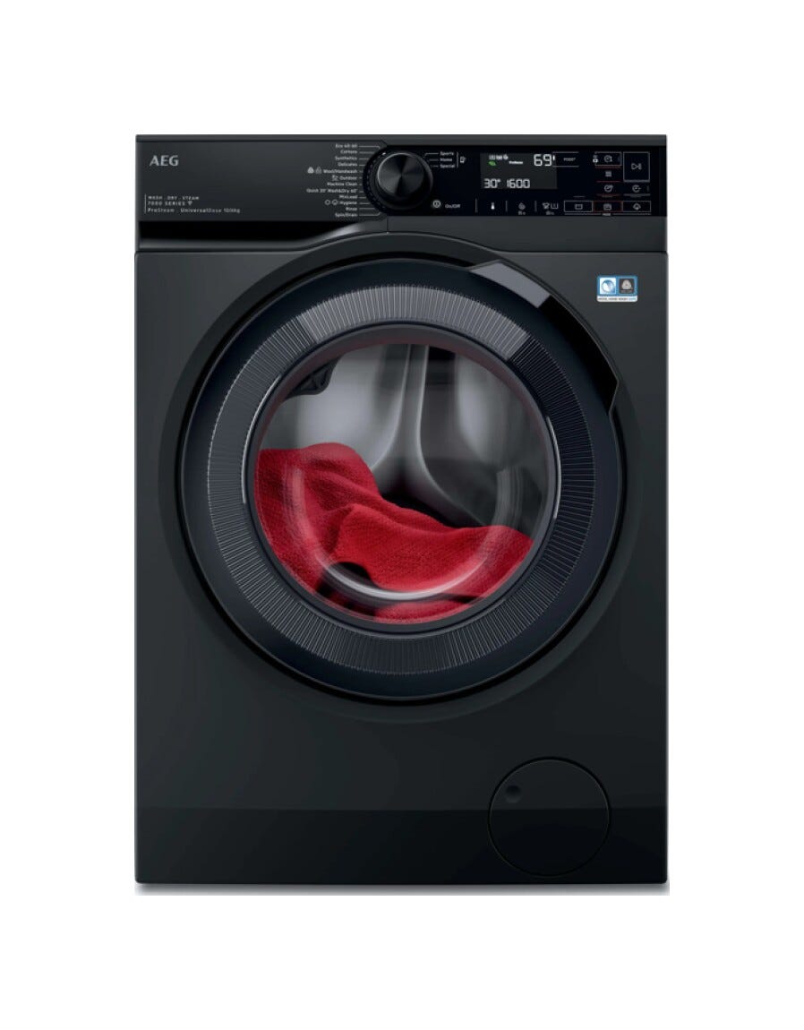 AEG LWR73166OE Lavasciuga a libera installazione, 10/6 kg, 1600 rpm, ProSteam®, UniversalDose, classe A