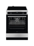 AEG CIB6647ABM Cucina da accosto a induzione, forno SteamBake 73 L, AirFry, classe A, finitura inox