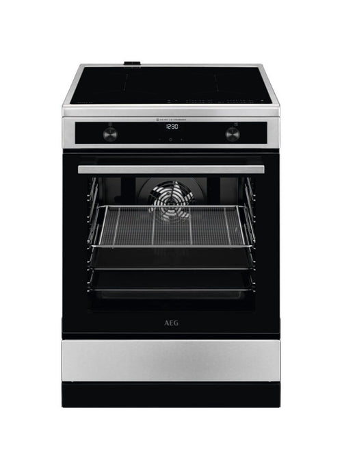 AEG CIB6647ABM Cucina da accosto a induzione, forno SteamBake 73 L, AirFry, classe A, finitura inox