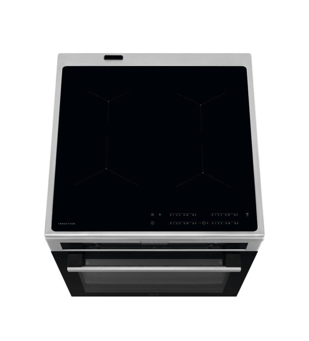 AEG CIB6647ABM Cucina da accosto a induzione, forno SteamBake 73 L, AirFry, classe A, finitura inox