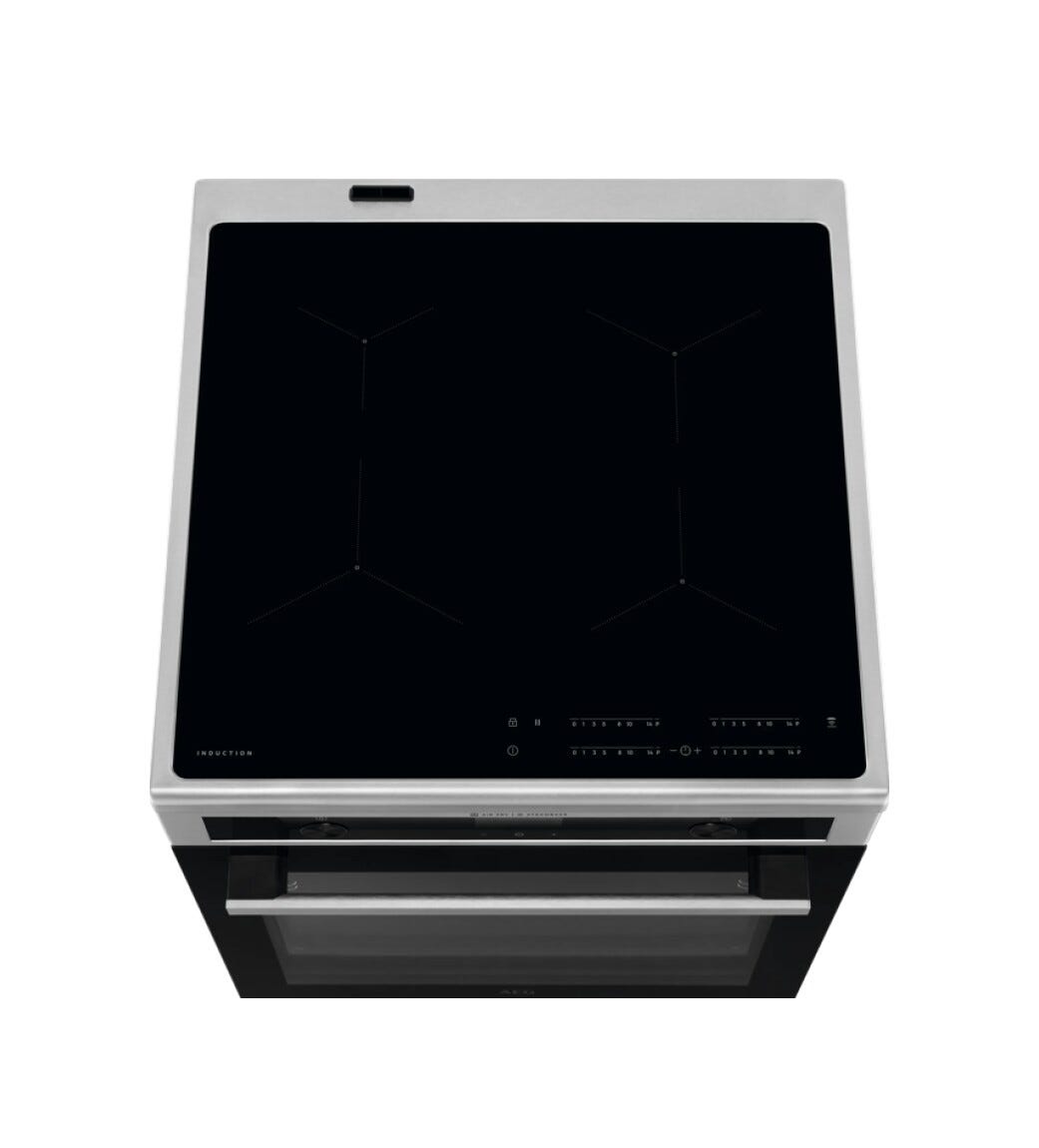 AEG CIB6647ABM Cucina da accosto a induzione, forno SteamBake 73 L, AirFry, classe A, finitura inox