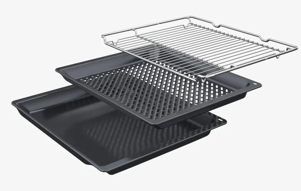 Bosch OUTLET HBG578ES3 Forno elettrico pirolitico cm. 60 - inox - ARTICOLO NUOVO CON BOTTA SU PARTE POSTERIORE (vedi foto, non visibile a prodotto installato) SENZA IMBALLO ORIGINALE