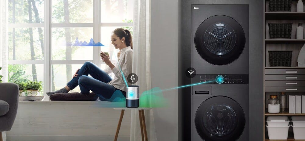LG WT1716BBF Colonna Bucato 17+16 kg, AI Direct Drive, TurboWash, Asciugatrice D, Smart Wi‑Fi, acciaio nero