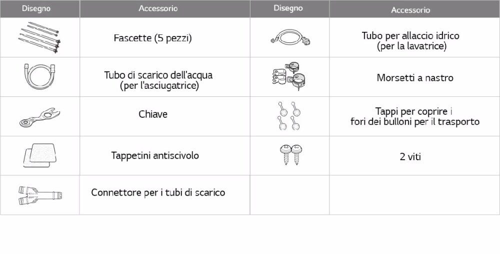 LG WT1716BBF Colonna Bucato 17+16 kg, AI Direct Drive, TurboWash, Asciugatrice D, Smart Wi‑Fi, acciaio nero