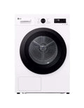 LG RNX1009NWK Asciugatrice 9 kg, Pompa di Calore R290, Classe C, Motore Inverter, Wi‑Fi ThinQ, bianco
