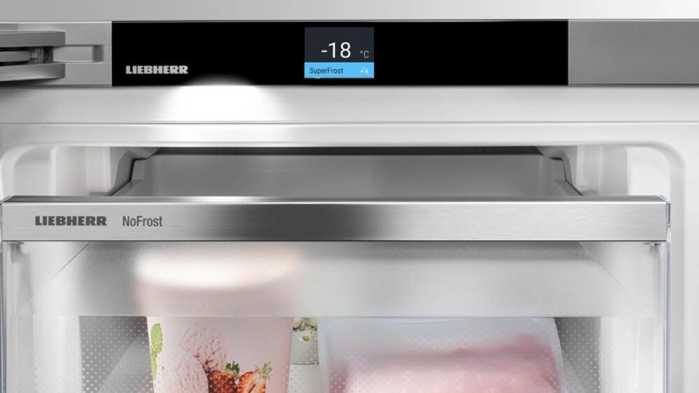 Liebherr CNsfa 7723 Frigorifero con congelatore a libera installazione, 485 L, Classe A, 201,5 cm, DuoCooling, argento