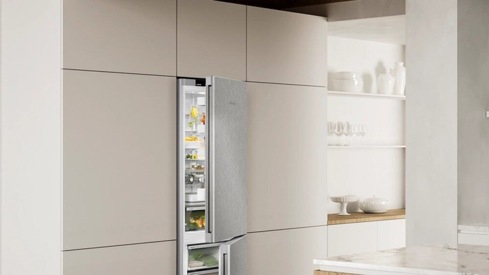 Liebherr CNsfa 7723 Frigorifero con congelatore a libera installazione, 485 L, Classe A, 201,5 cm, DuoCooling, argento