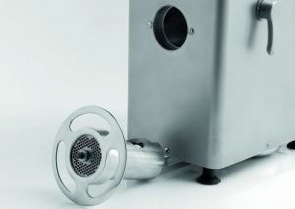 Fama TR 22 Tritacarne refrigerato trifase 230/400V, gruppo inox, tramoggia refrigerata, 280/300 kg/h