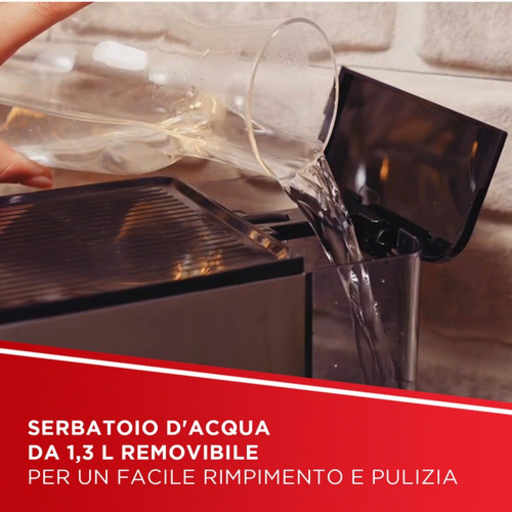 polti PCEU0131 Macchina da caffè, caffè macinato e cialde E.S.E., 15 bar, kit degustazione 54 cialde, argento