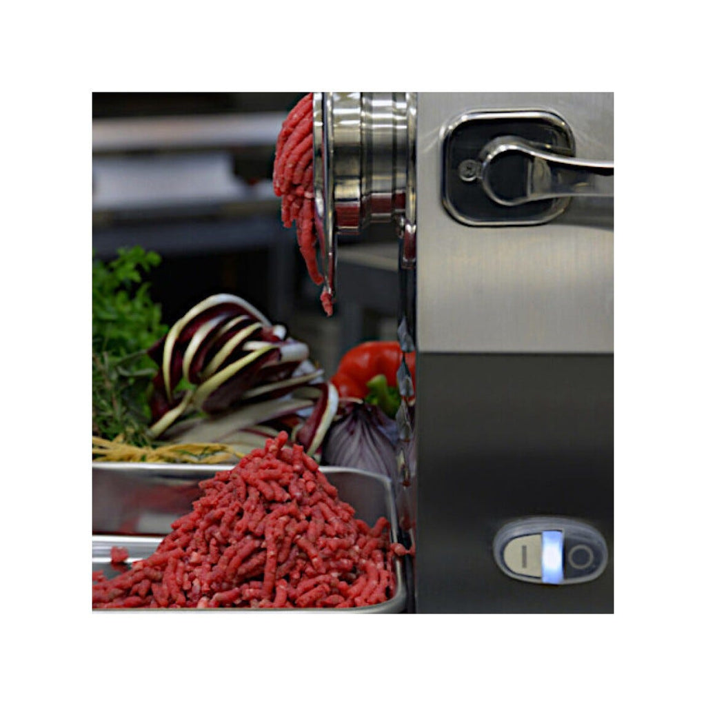 Fama FTI138R.01 Tritacarne trifase, gruppo inox, bocca Ø76 mm, 600 kg/h, ingranaggi a bagno d’olio