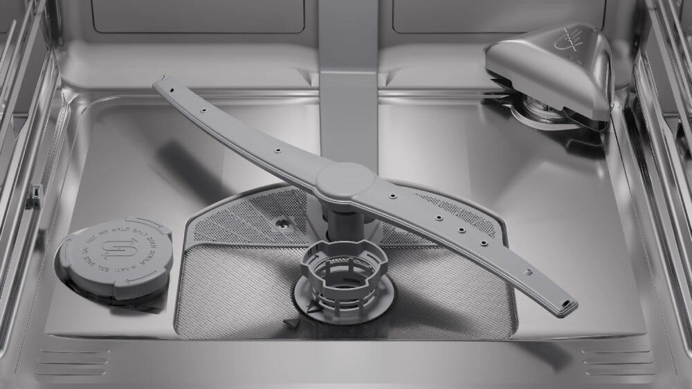 Neff S177ZCX18E Lavastoviglie da incasso integrata totale, 14 coperti, Zeolite, classe energetica B, motore Efficient Silent Drive