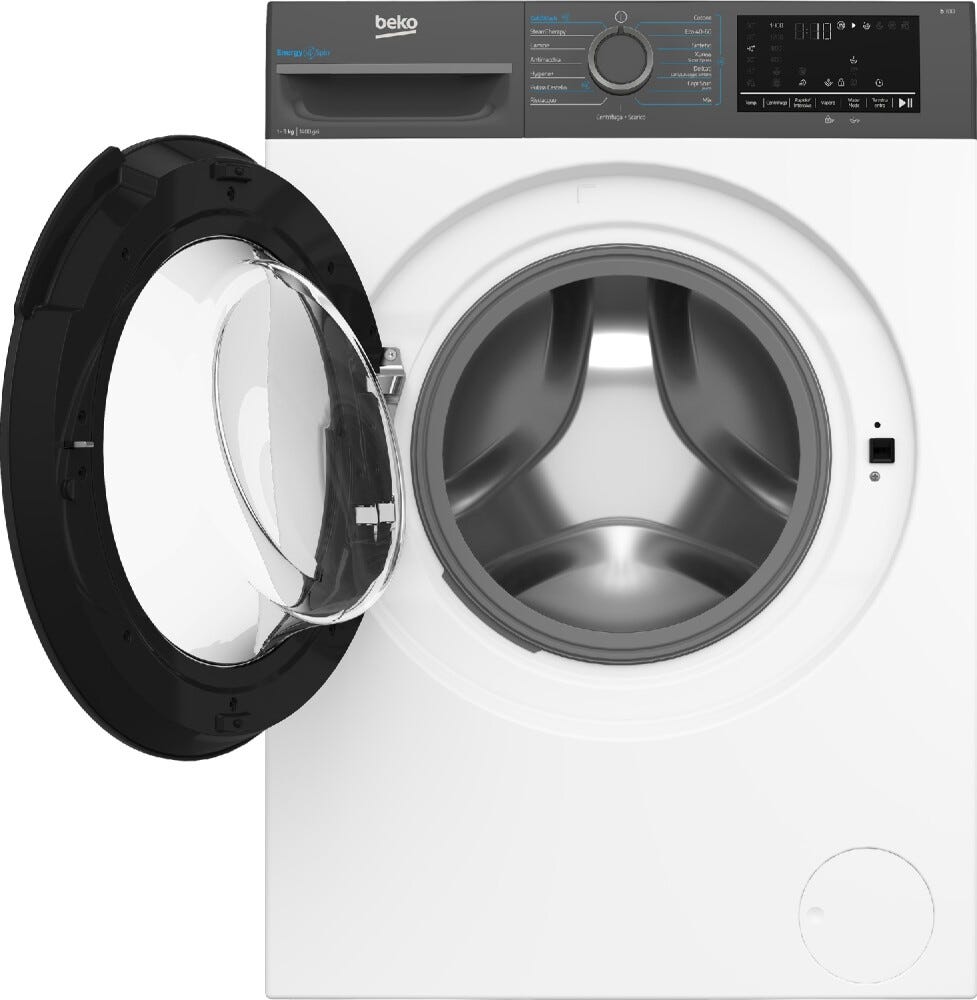 Beko BMWEU9149DA Lavatrice a carica frontale a libera installazione, 9 kg, 1400 giri/min, classe A, bianco