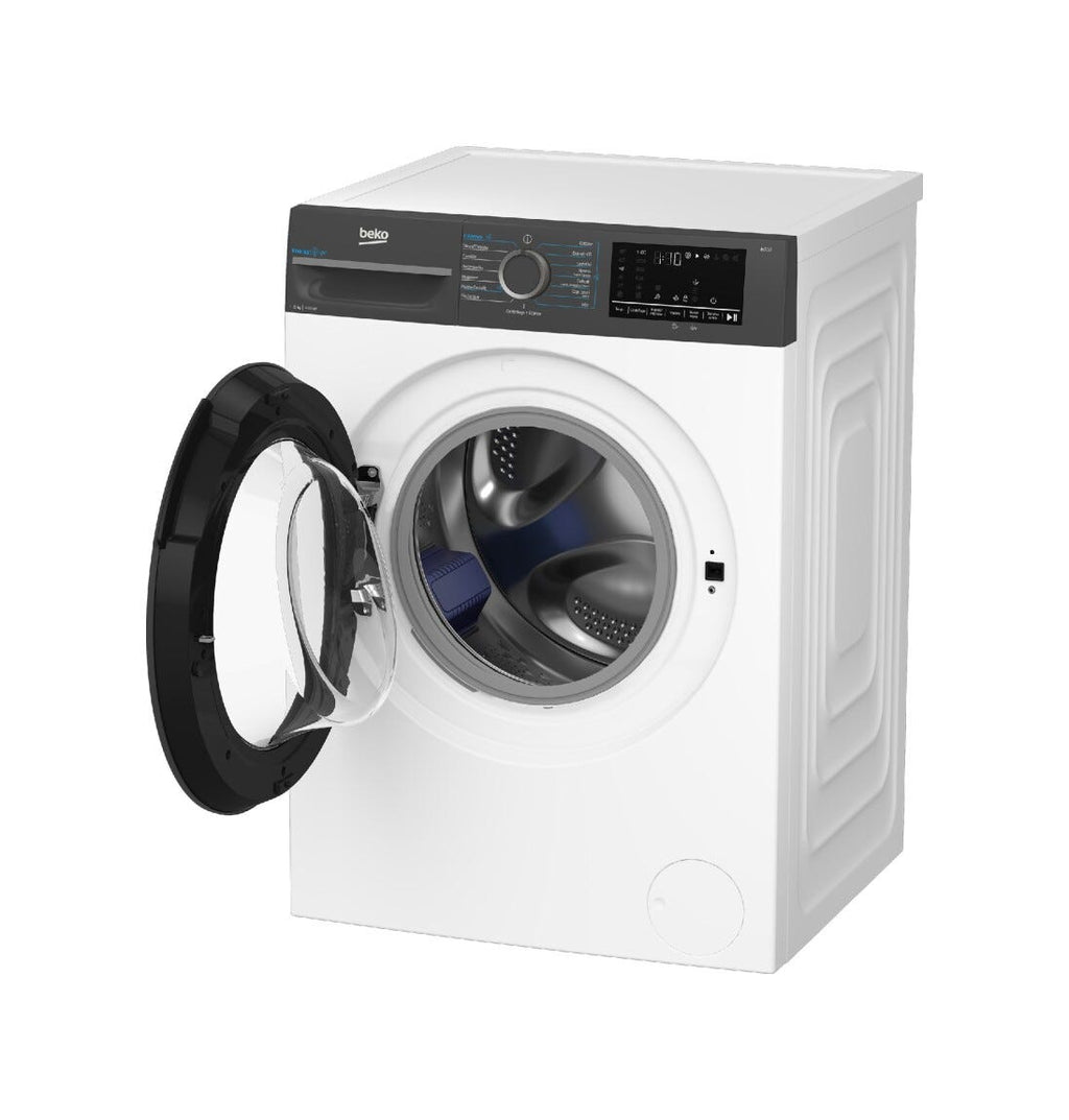 Beko BMWEU9149DA Lavatrice a carica frontale a libera installazione, 9 kg, 1400 giri/min, classe A, bianco