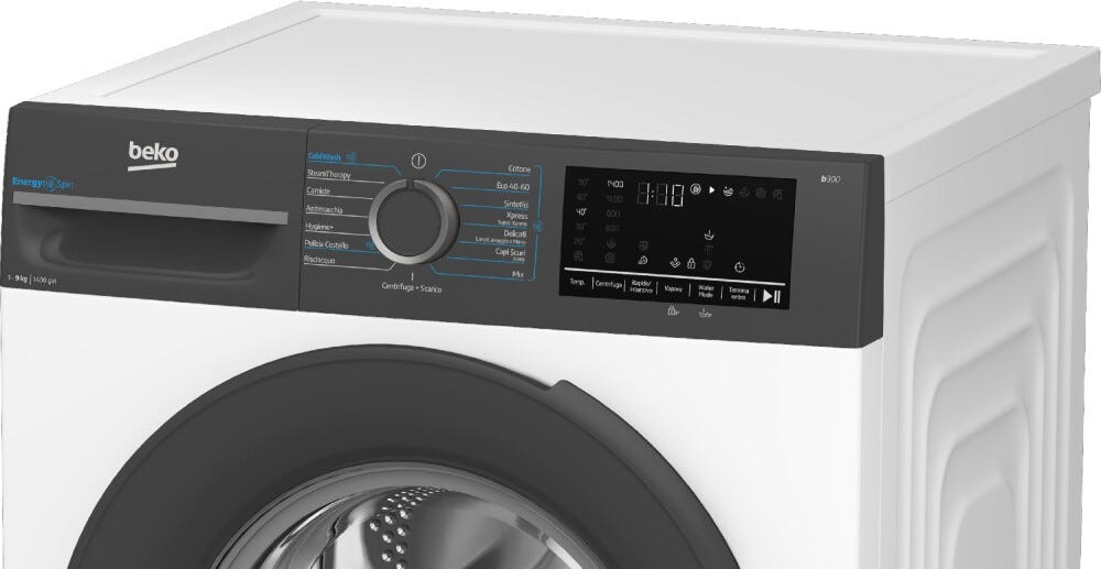 Beko BMWEU9149DA Lavatrice a carica frontale a libera installazione, 9 kg, 1400 giri/min, classe A, bianco
