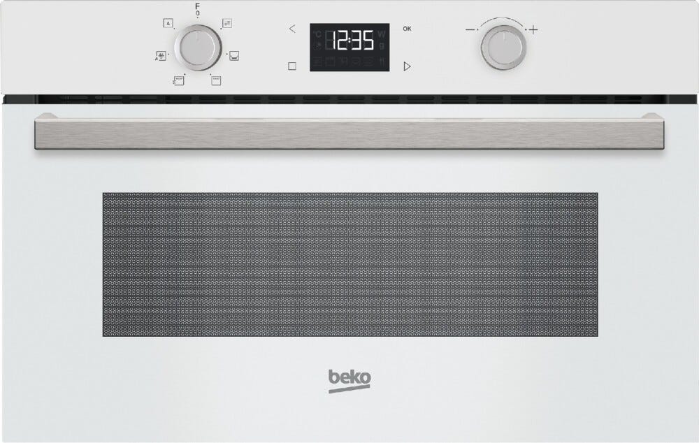 Beko BMGB31443W Forno a microonde con grill da incasso, bianco