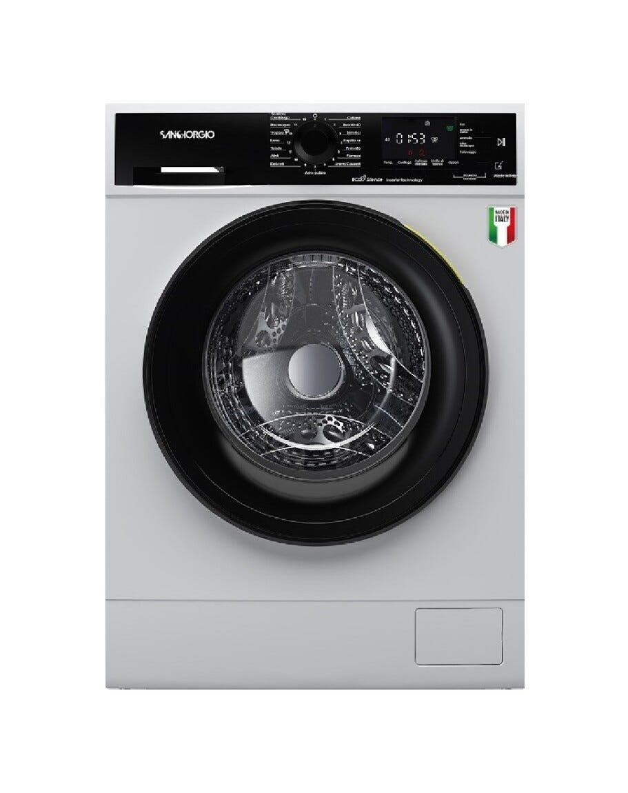 SanGiorgio F914C-E F4C-E Lavatrice, 60 cm, capacità 9 kg, classe A, bianco