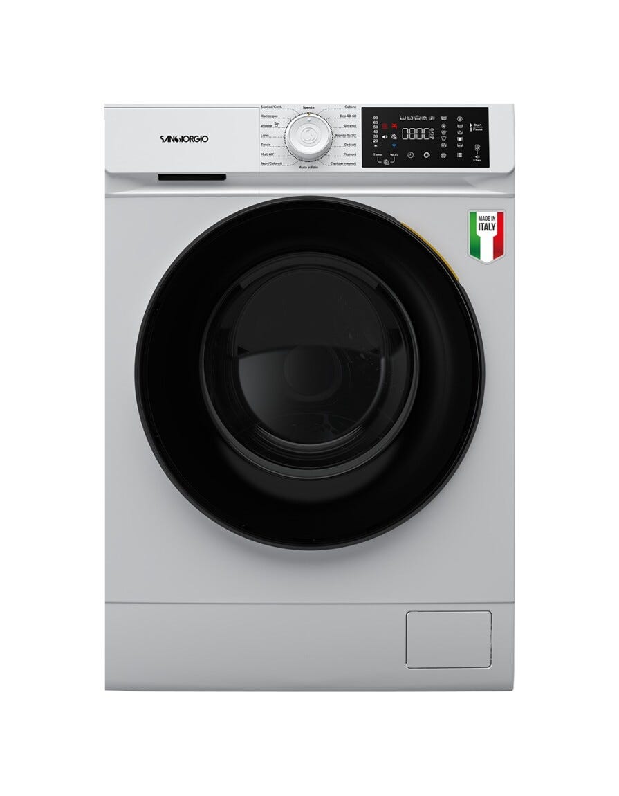 SanGiorgio H1014-T Famiglia H6 Lavatrice 60 cm, capacità 10 kg, classe A, bianco