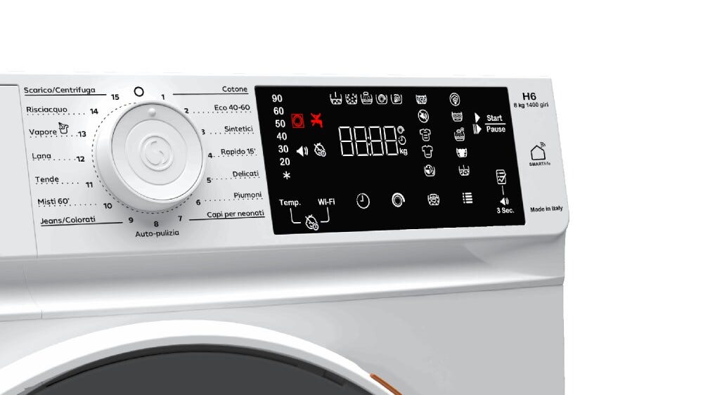 SanGiorgio H1014-T Famiglia H6 Lavatrice 60 cm, capacità 10 kg, classe A, bianco