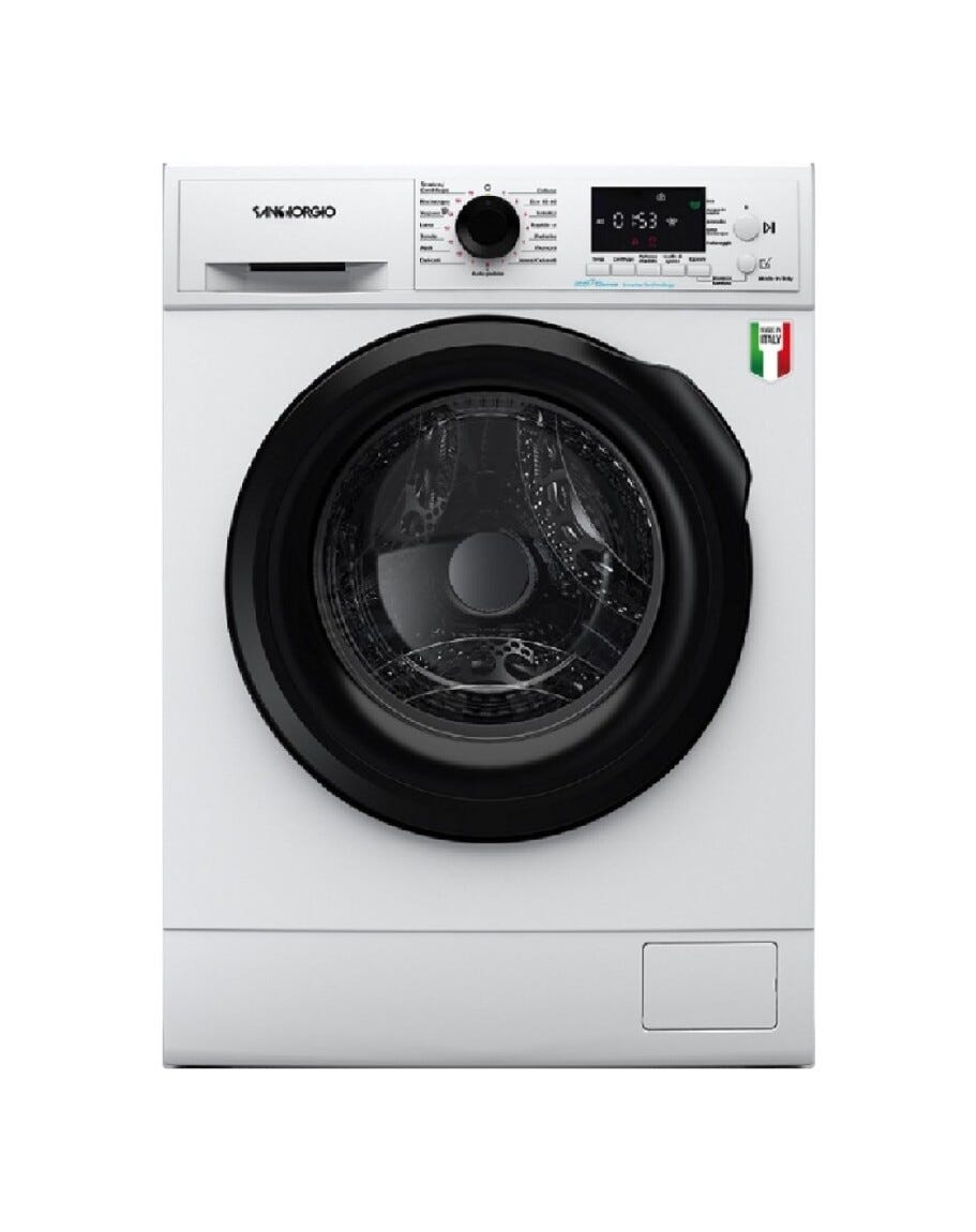 SanGiorgio F812A9 F4-STAR Lavatrice 60 cm, capacità 8 kg, classe A, bianco