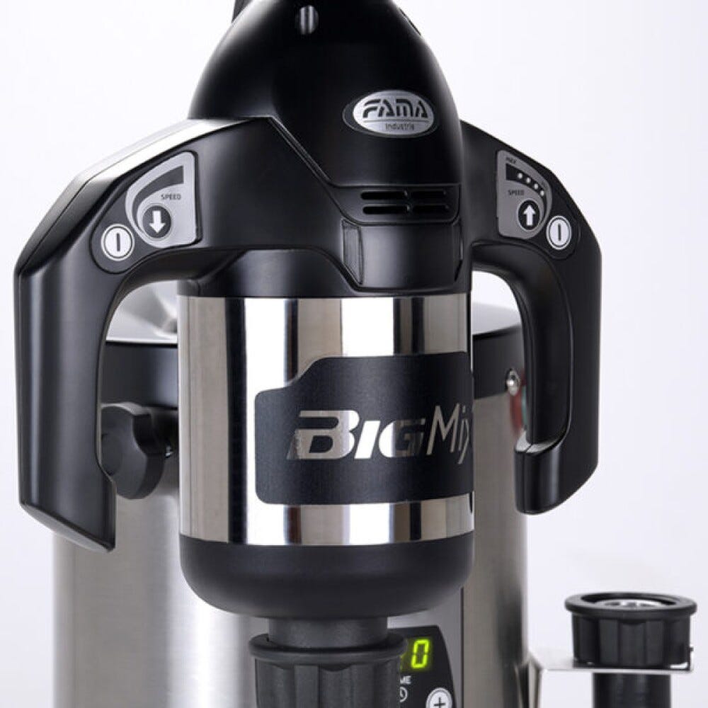 Fama BIGMIX.4 Mixer verticale professionale Mescolatore 400 mm + Omogeneizzatore 400 mm, 850 W, 4.000–12.000 RPM