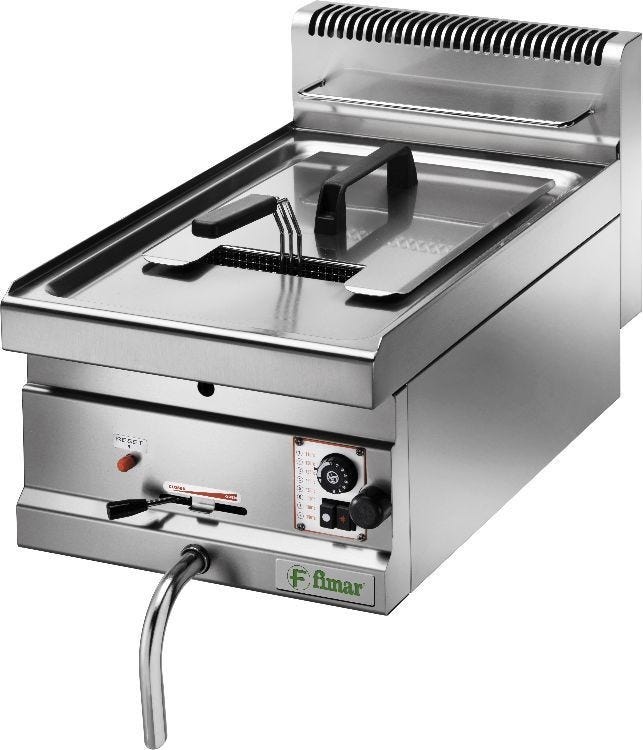 Fimar SF10M Friggitrice a gas con rubinetto e cestello grande - lt. 10