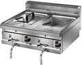 Fimar SF10DM Friggitrice a gas con rubinetto e cestello grande - lt. 10 + 10