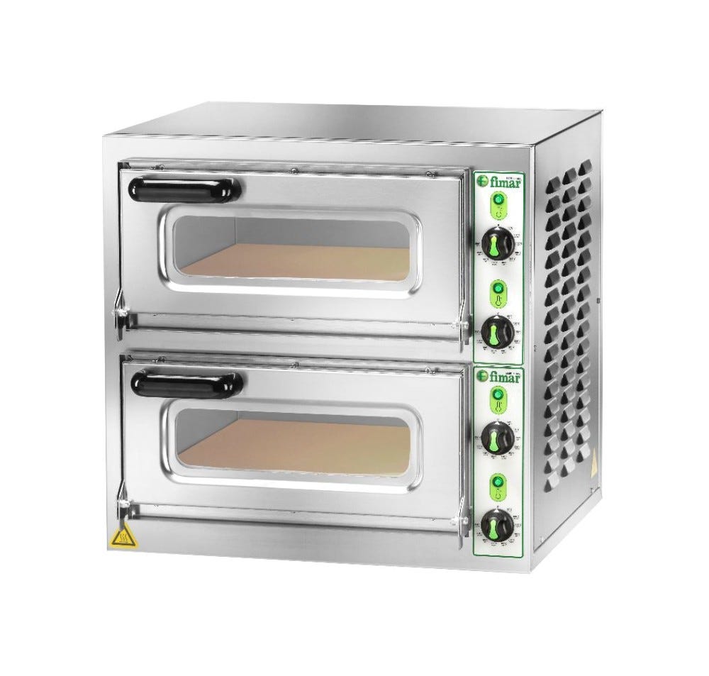 Fimar MICROV2C Fornetto per pizza 2 camere - monofase - inox
