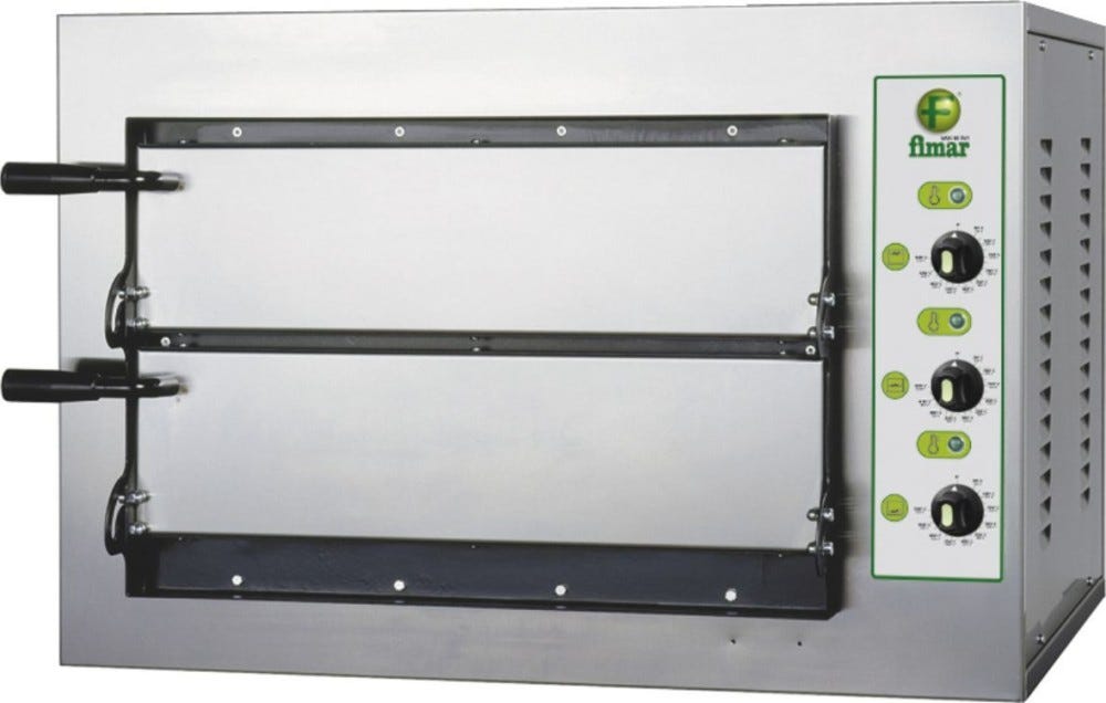 Fimar MINI Fornetto per pizza 2 camere con porta cieca - monofase - inox