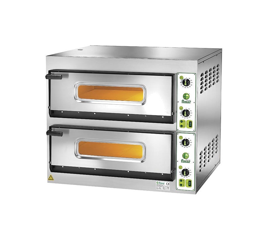 Fimar FES6+6 Fornetto per pizza 2 camere - trifase - inox
