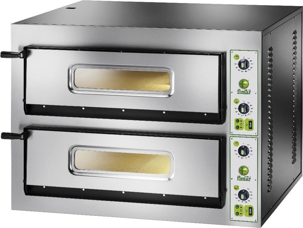 Fimar FYL6+6 Fornetto per pizza 2 camere - trifase - inox