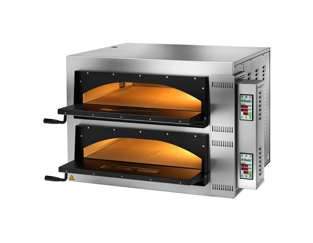 Fimar FMD4+4 Fornetto per pizza 2 camere - trifase - inox