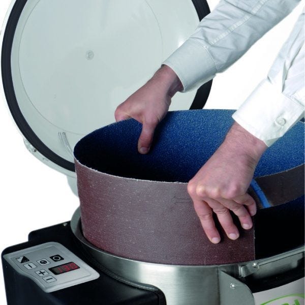 Fama FP108 Preparazione dinamica Pelapatate 5 KG con Supporto Alto, Monofase, Struttura in acciaio inox AISI 304