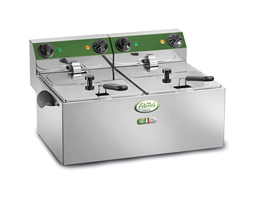 Fama MFR280 Cottura Friggitrice doppia SR - lt 8+8