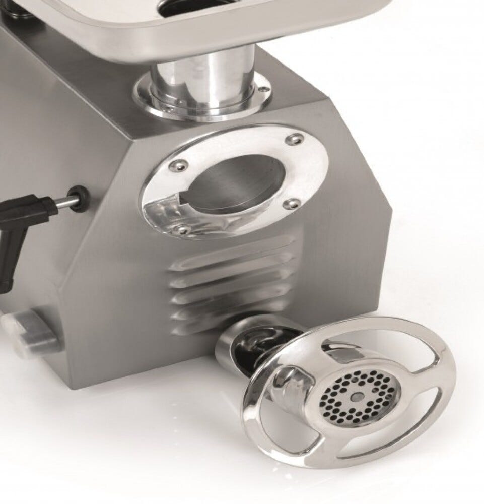 Fama FTI139RS Enterprise Tritacarne monofase, gruppo inox, 500 kg/h, ingranaggi a bagno d’olio