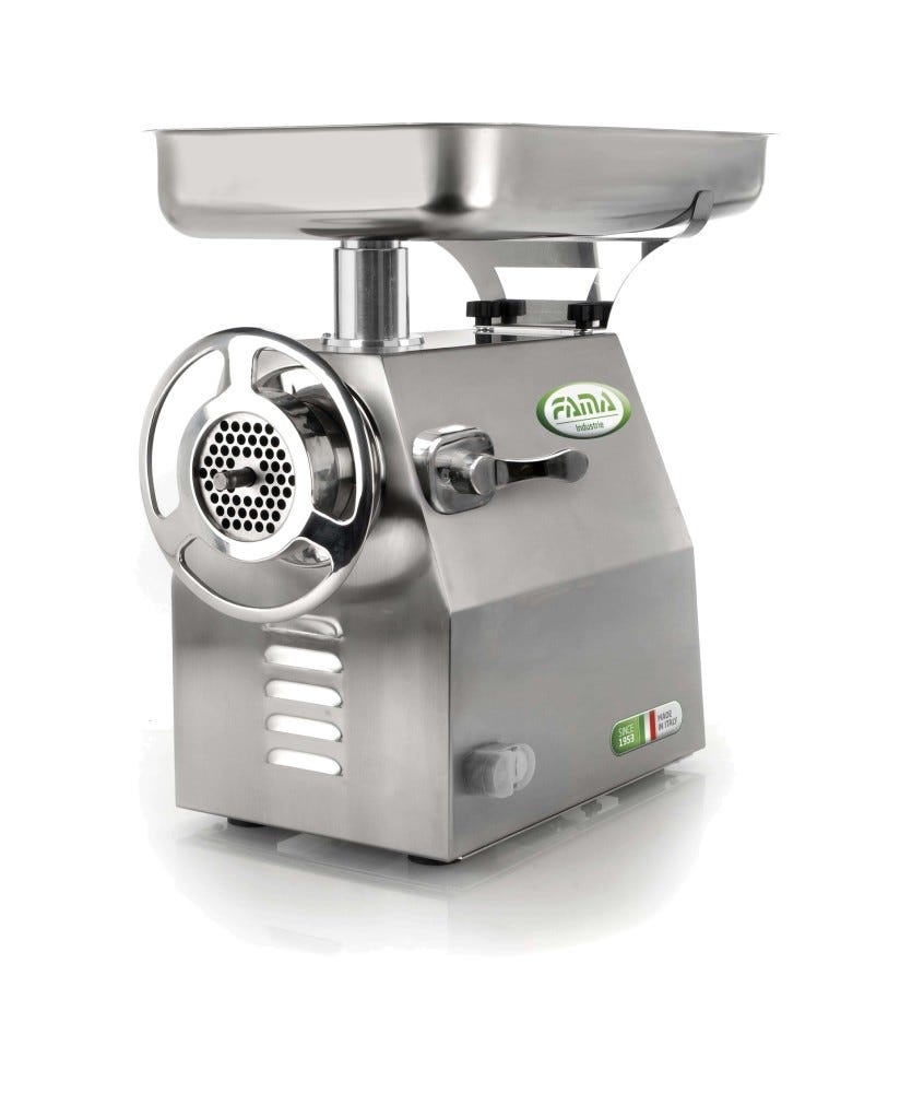 Fama FTI138RSUT Unger Tritacarne professionale Trifase, 500 kg/h, gruppo Acciaio Inox Unger Totale