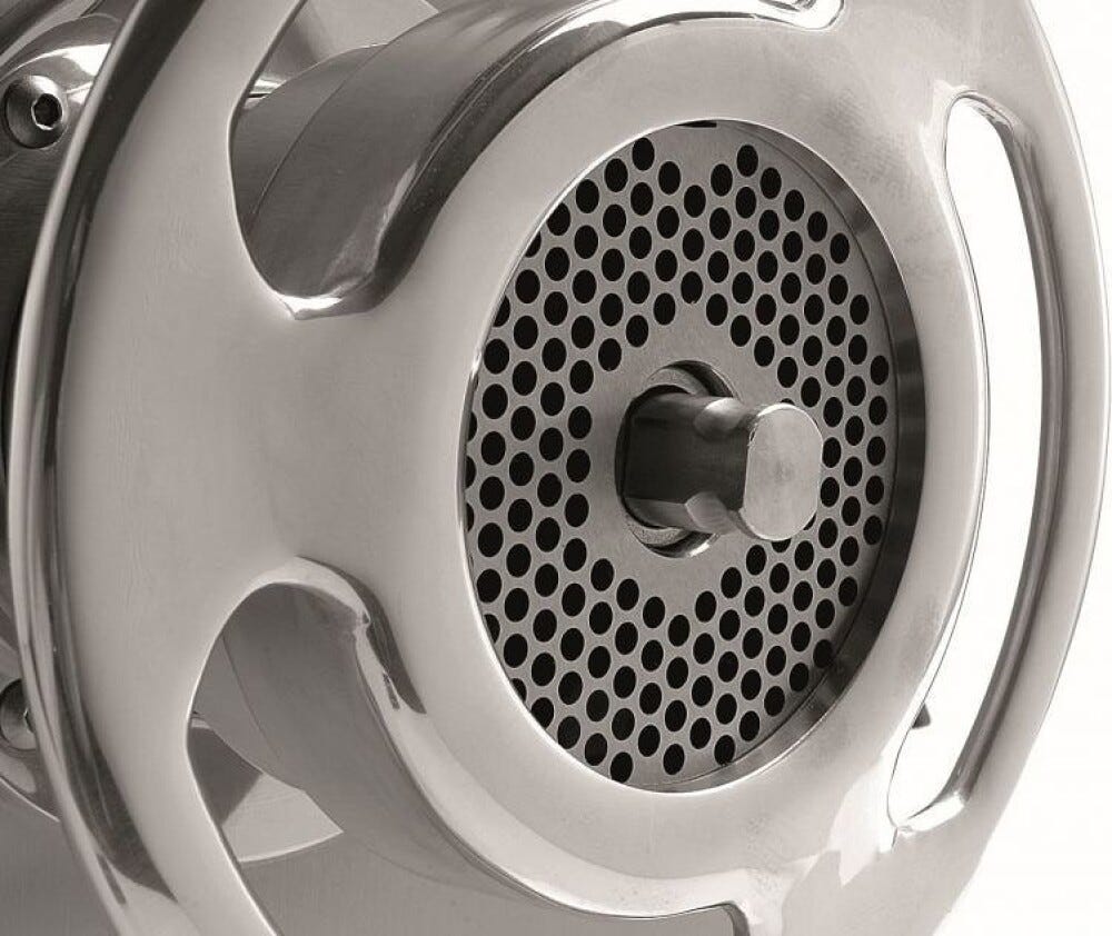 Fama FTI138RSUT Unger Tritacarne professionale Trifase, 500 kg/h, gruppo Acciaio Inox Unger Totale