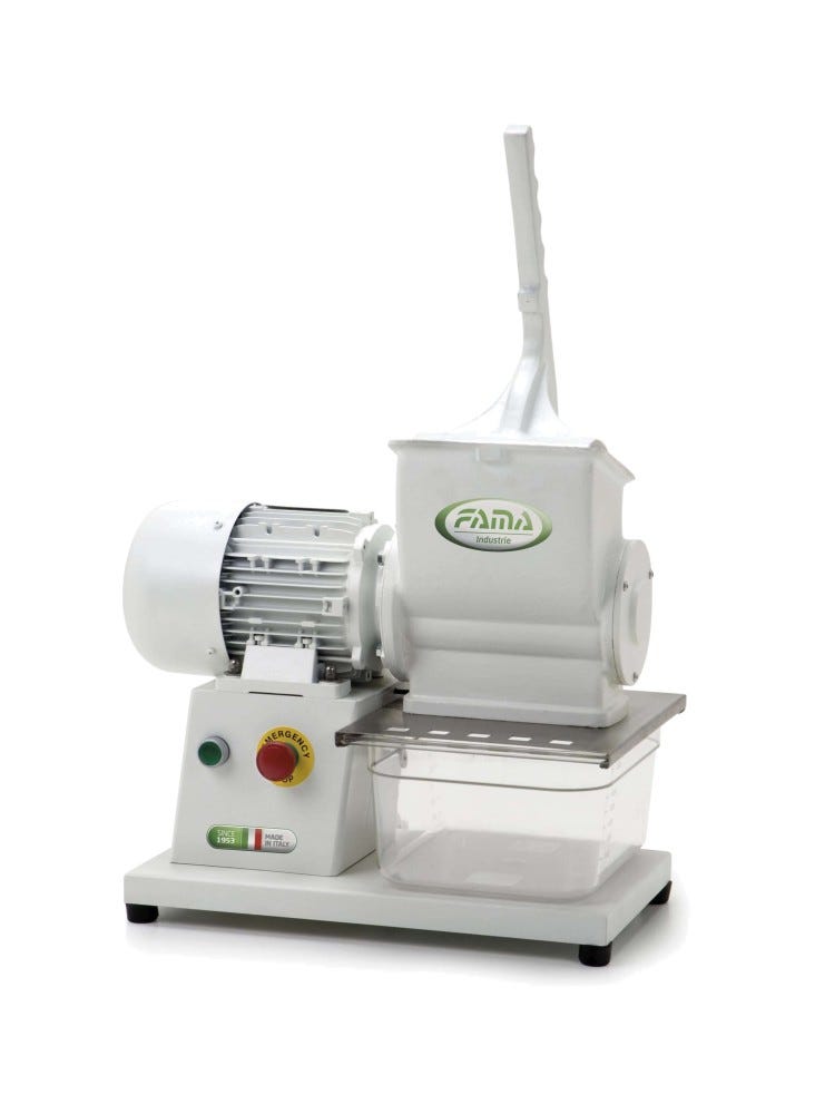 Fama FGG109 Maxi HP2 Grattugia professionale Motore 2 HP, monofase, rullo 210×107 mm, produzione 100 kg/h
