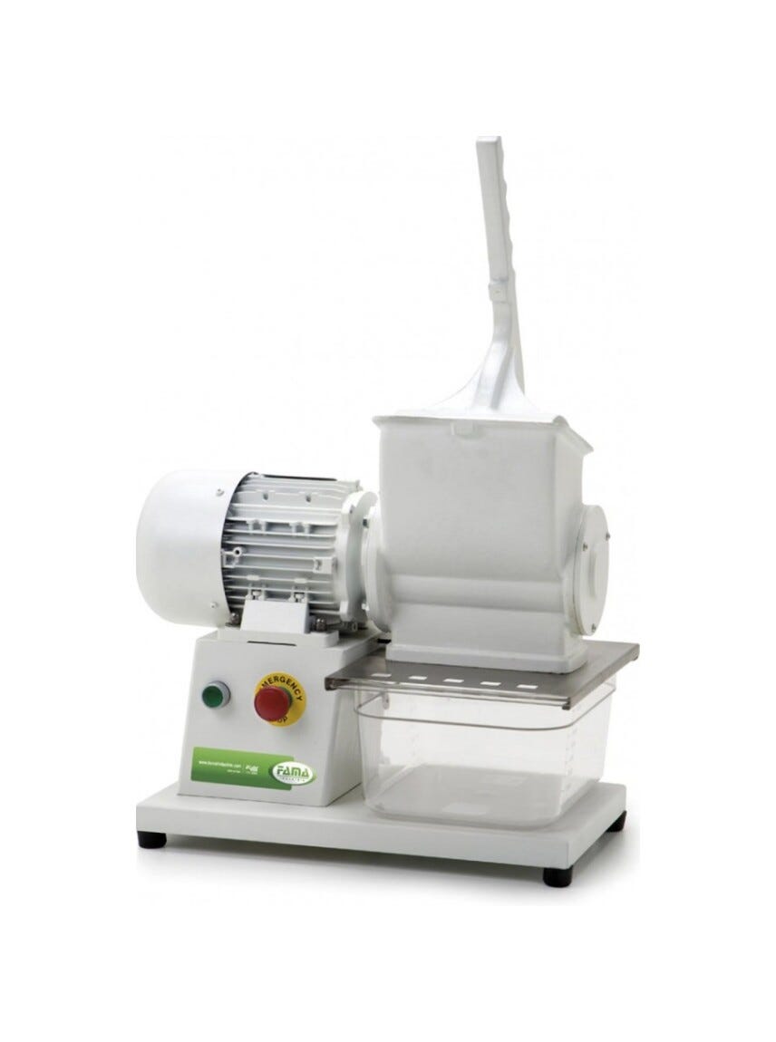 Fama FGG109 Maxi HP2 Grattugia professionale Motore 2 HP, monofase, rullo 210×107 mm, produzione 100 kg/h