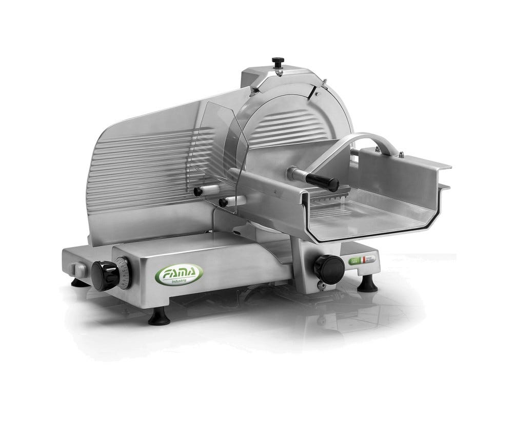 Fama FAC371 Affettacarne 370, Monofase, Lama Ø370 mm, trasmissione a cinghia