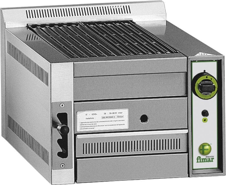 Fimar B50 Griglia a pietra lavica cm. 49 x 70 - inox