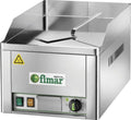 Fimar FRY1LC Fry top singolo elettrico superficie liscia - inox cromato