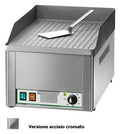 Fimar FRY1RC Fry top singolo rigato elettrico superficie rigata - inox cromato