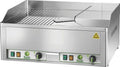 Fimar FRY2LRC Fry top elettrico doppio liscio e rigato - acciaio misto