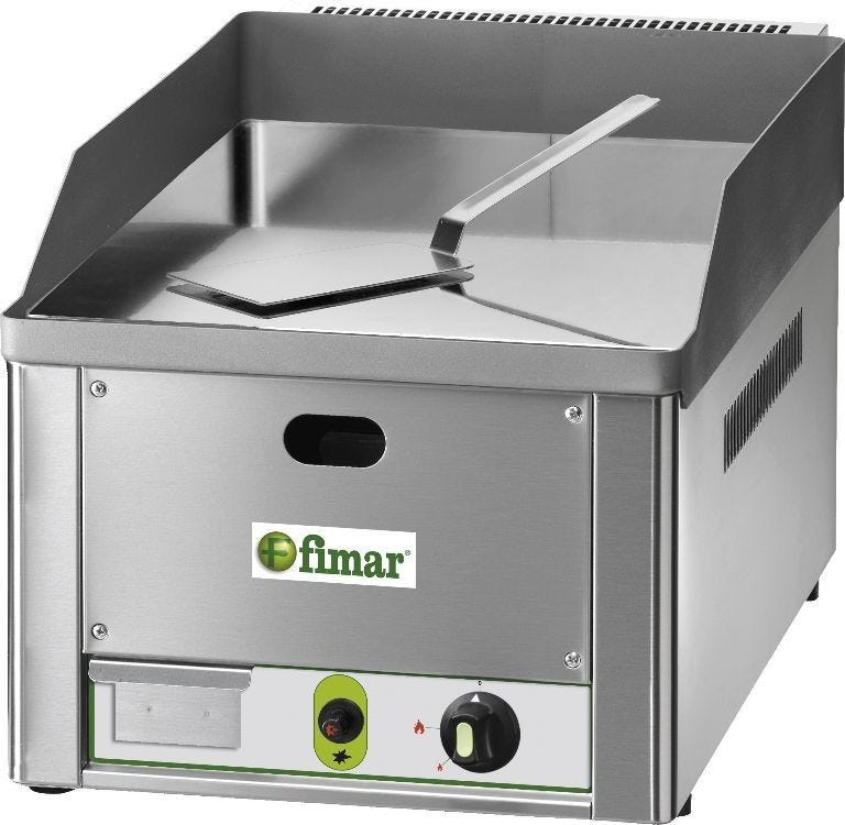 Fimar FRY1LMC Fry top singolo a gas liscio - acciaio cromato