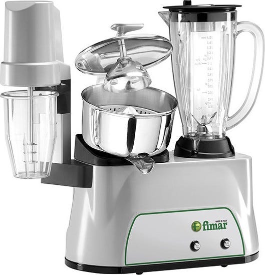 Fimar GP3SFF Gruppo multiplo spremiagrumi + frullatore + frappe - alluminio verniciato