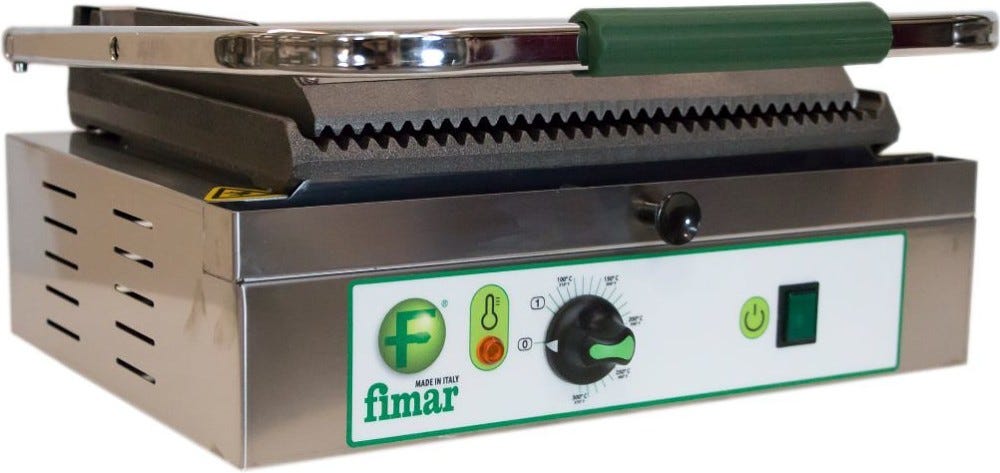Fimar PE35RN Piastra media in ghisa - superficie inferiore rigata
