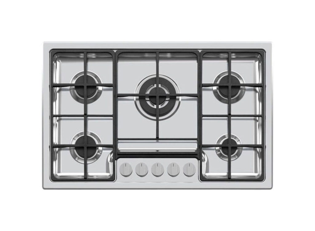 Foster 7058 072 Marine Piano cottura gas semifilo cm. 80 - acciaio spazzolato