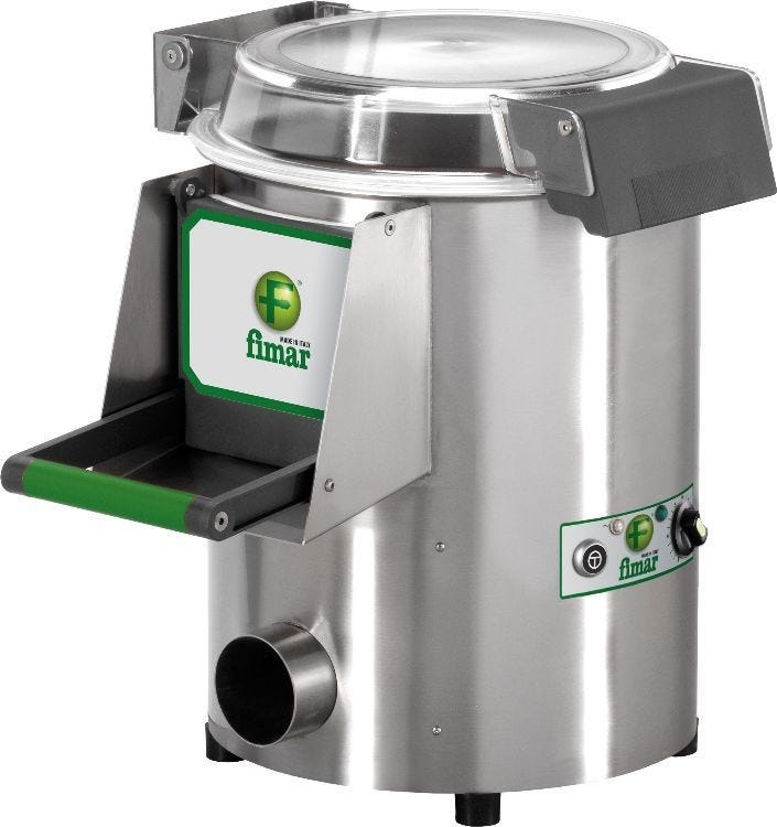 Fimar PPN5 Pelapatate da banco 5 kg - trifase - inox